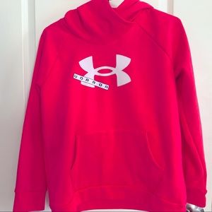 NWT size Youth L girl’s Under Armor Hoodie